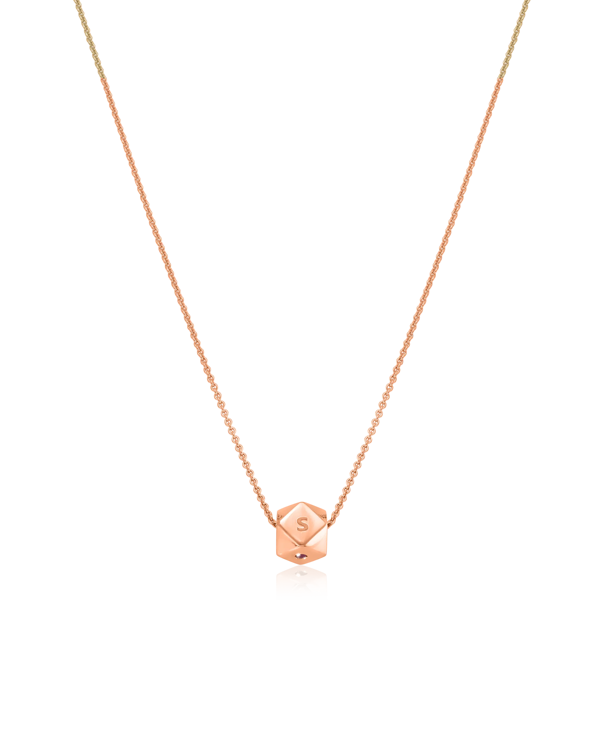 Hedra Necklace - 18K Rose Vermeil