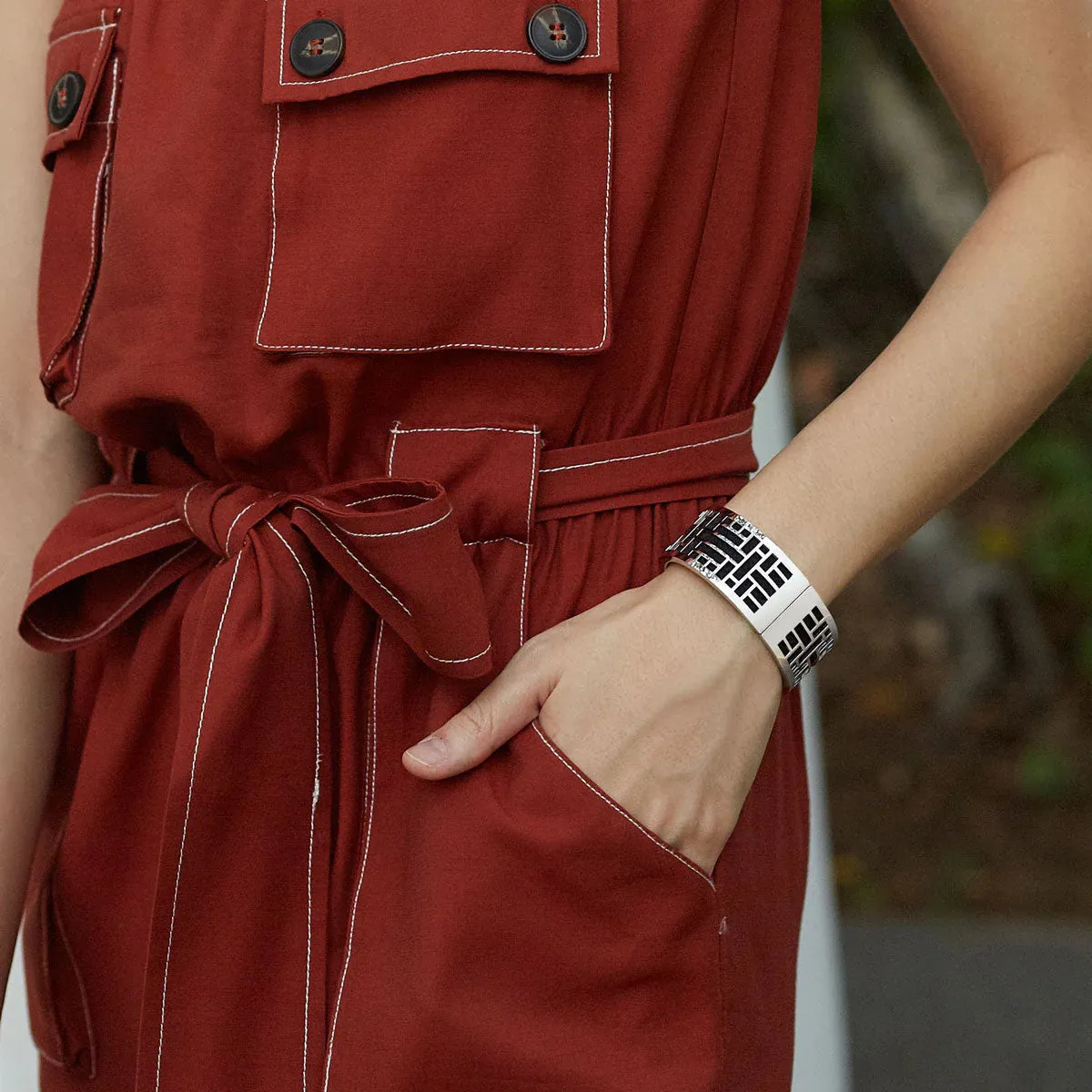 Huế Bangle - Crossandra Orange