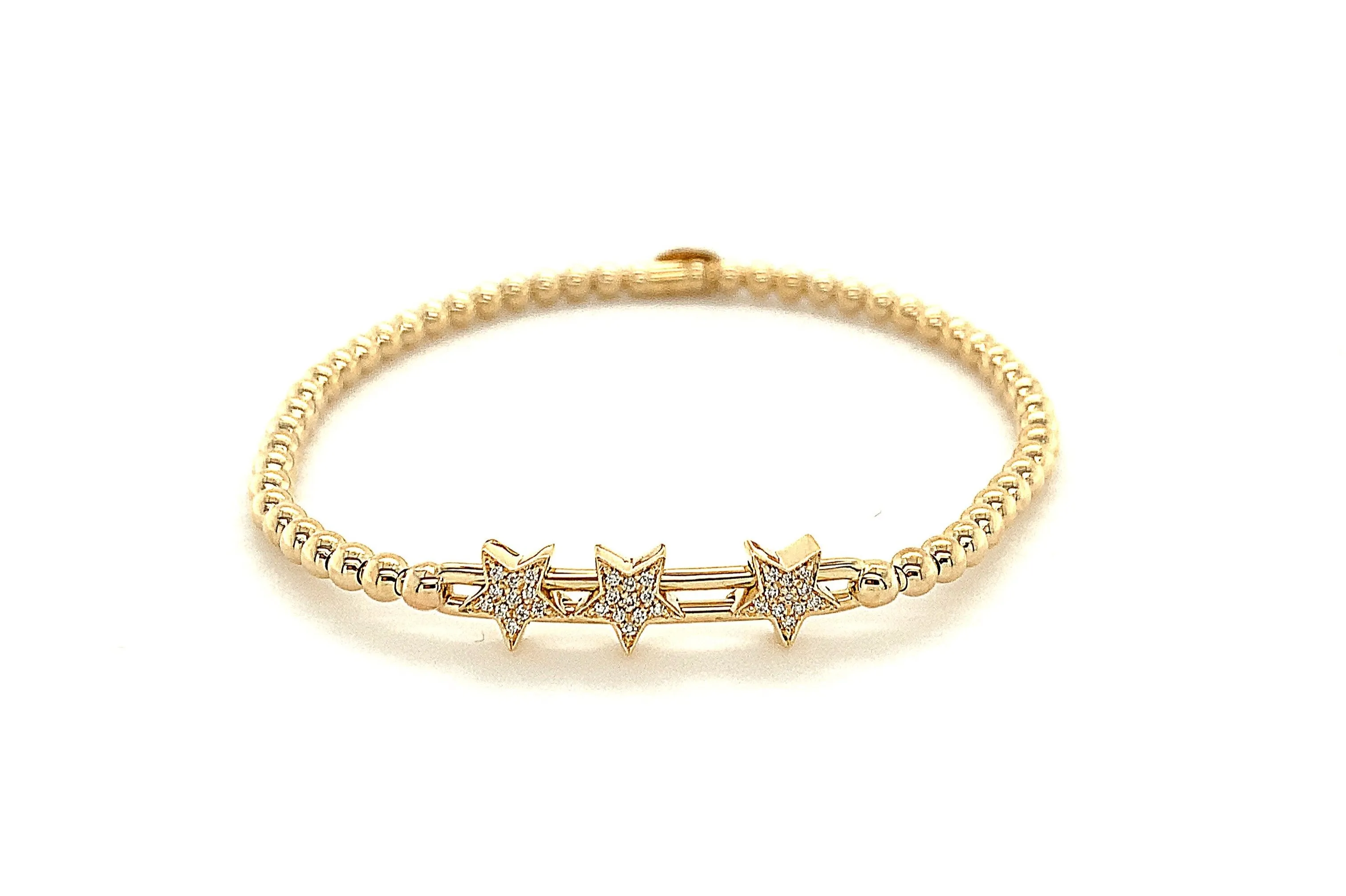 Hulchi Belluni 'Estelle Trinity' Floating Star Stretchy Bracelet (20383)