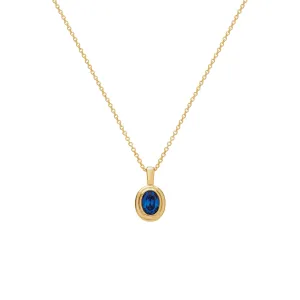 Ingrid Necklace - Sapphire Blue