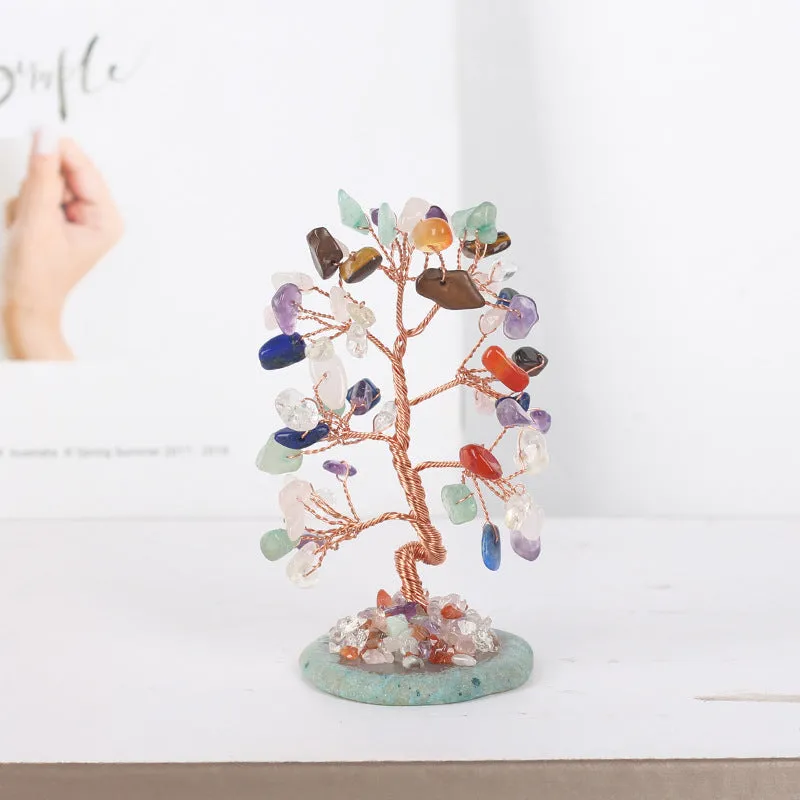 Japanese Healing Crystal Tree Table Ornament