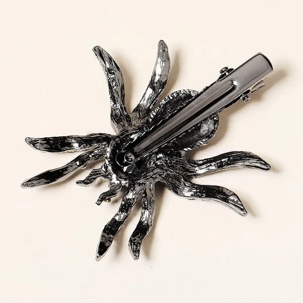 Jeweled Spider Hair Clip