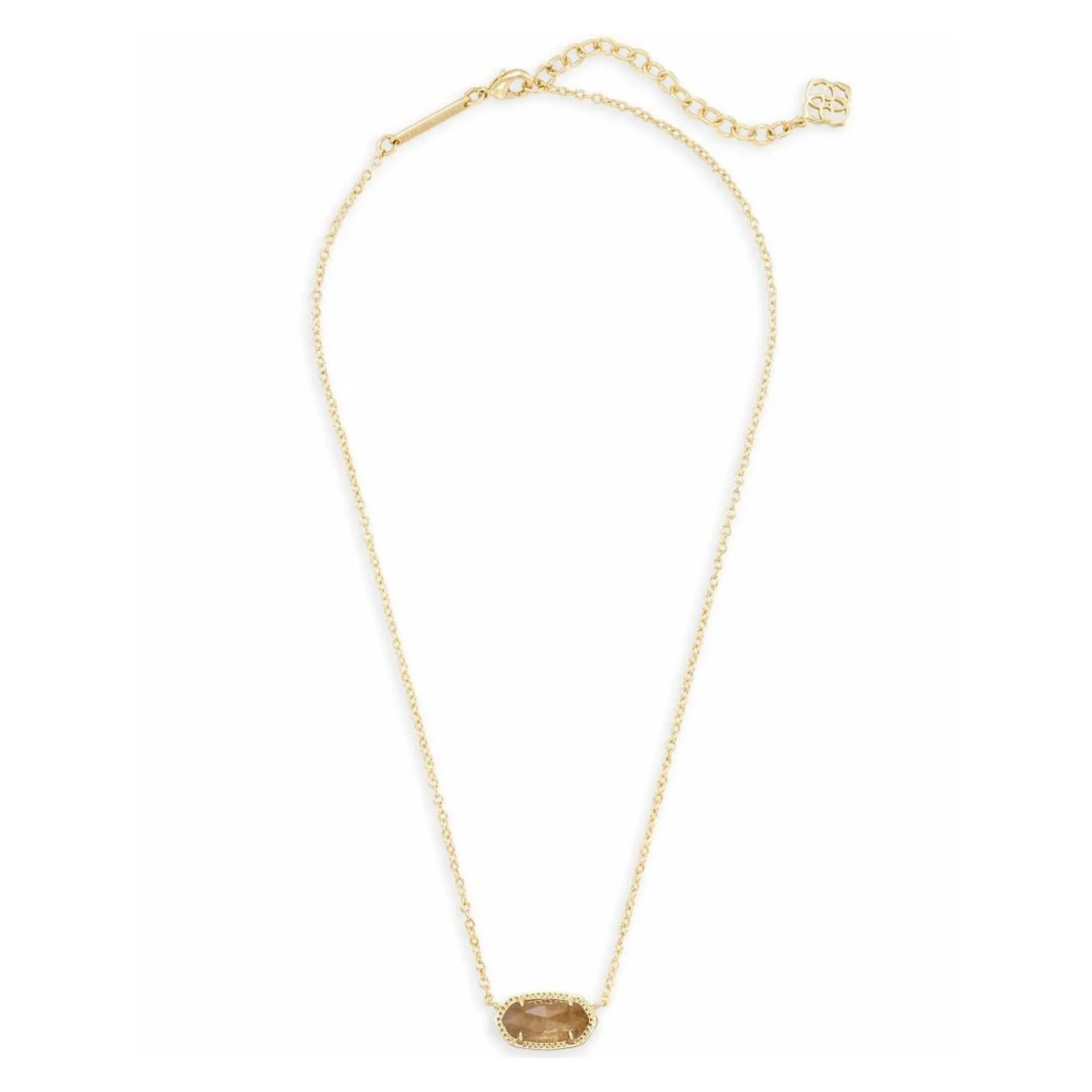 Kendra Scott | Elisa Pendant Necklace in Orange Citrine