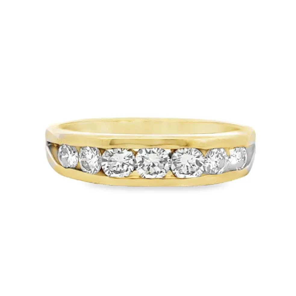 Kirkland Jewelry Estate | 14K Yellow Gold Channel Set Diamond Band