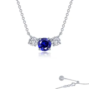 Lafonn Kaleidoscope Round Sapphire Necklace SYN022SP20