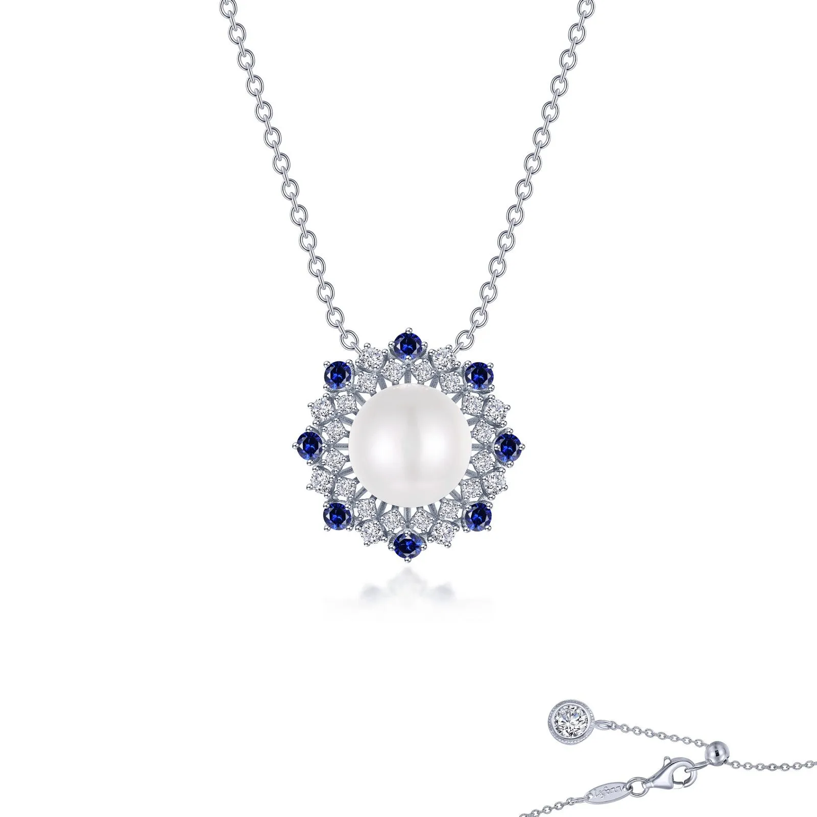 Lafonn Kaleidoscope Sapphire Necklace SYN026SP20