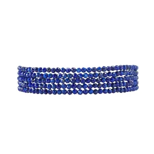 Lapis Wrap Bracelet