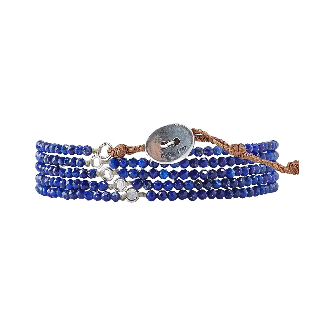 Lapis Wrap Bracelet