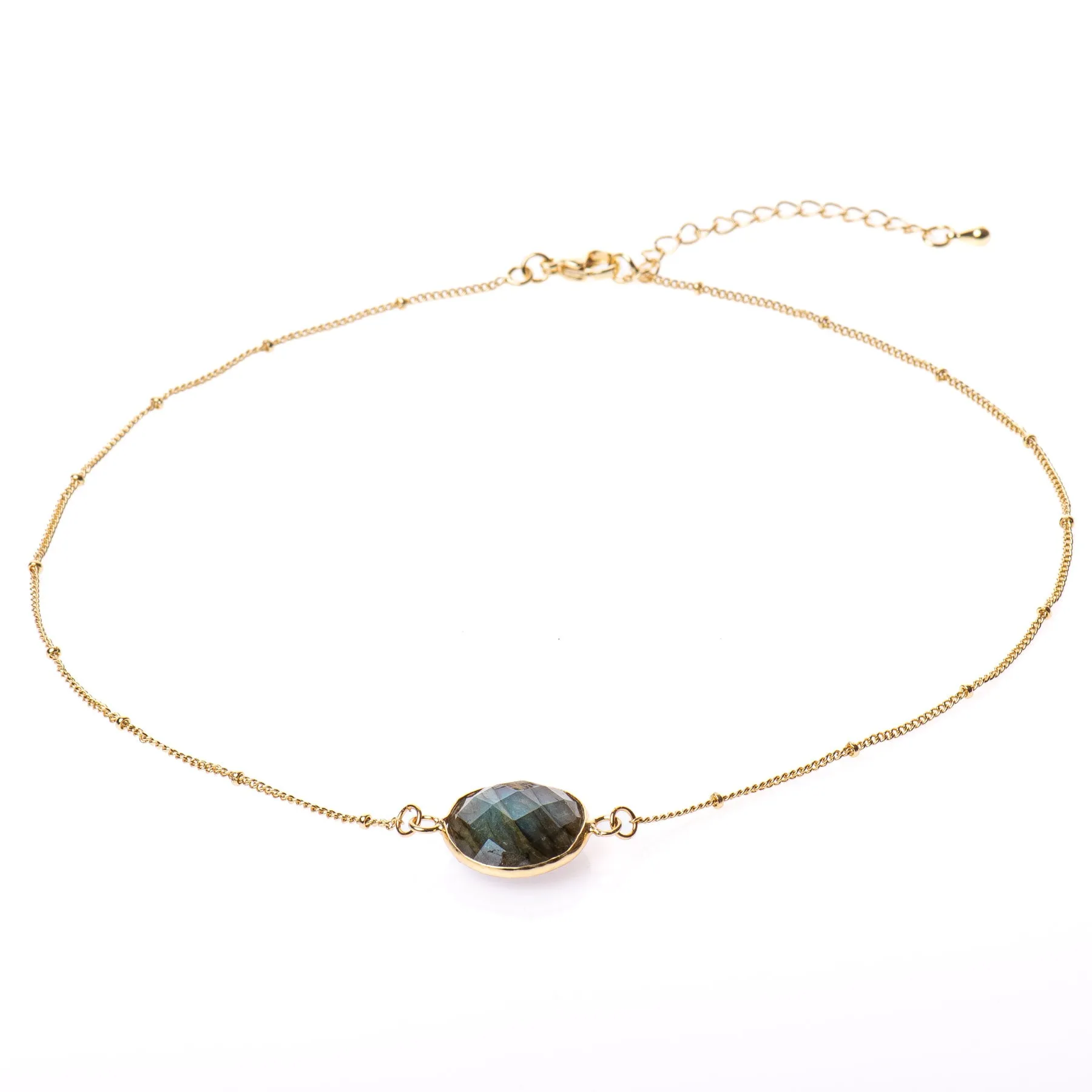 Mini Earth Labradorite Choker