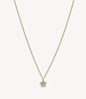 Mini Yellow Sapphire Star Necklace