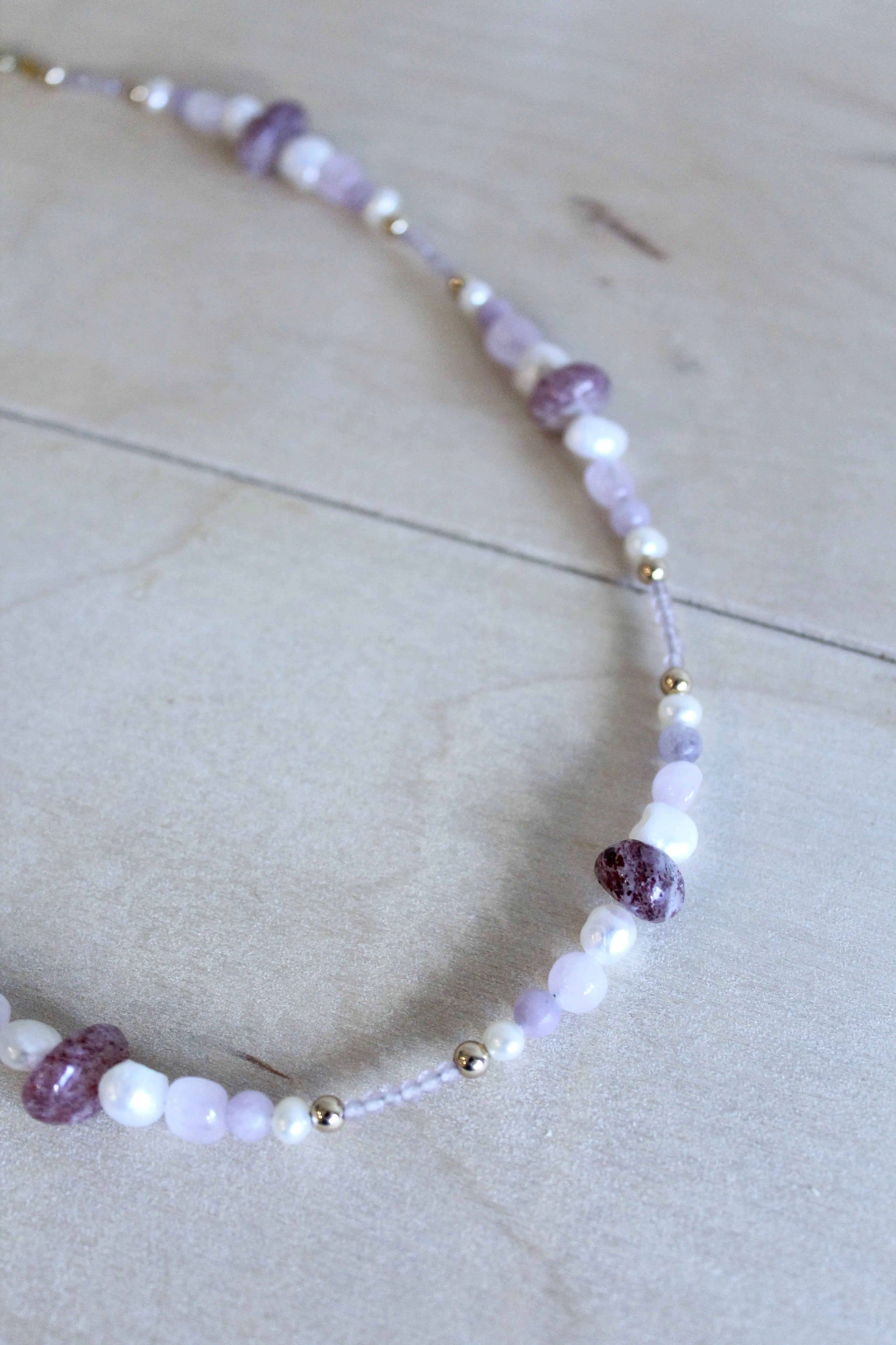 Mixed Gemstone Choker Necklace by Studio Thorne