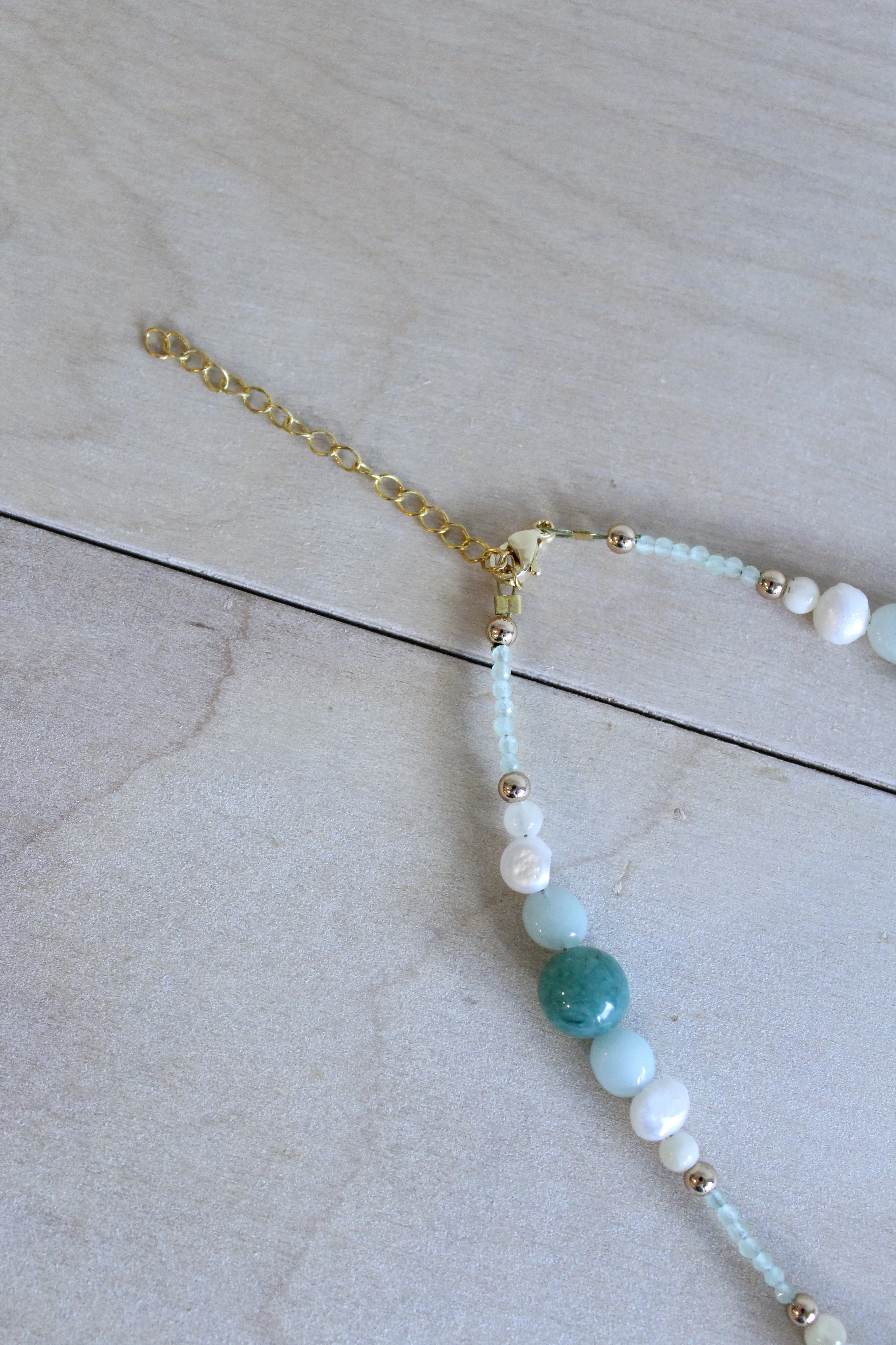 Mixed Gemstone Choker Necklace by Studio Thorne