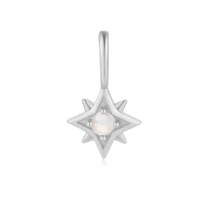 Moonstone Silver Star Pendant - Astra