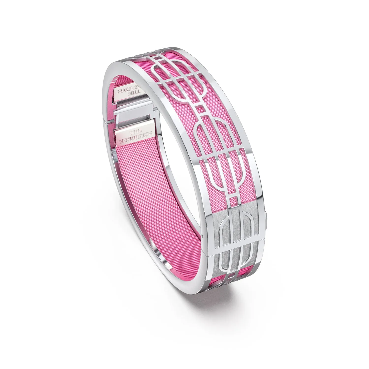 Nanyang Dream Bangle - Guava Pink - Sterling Silver