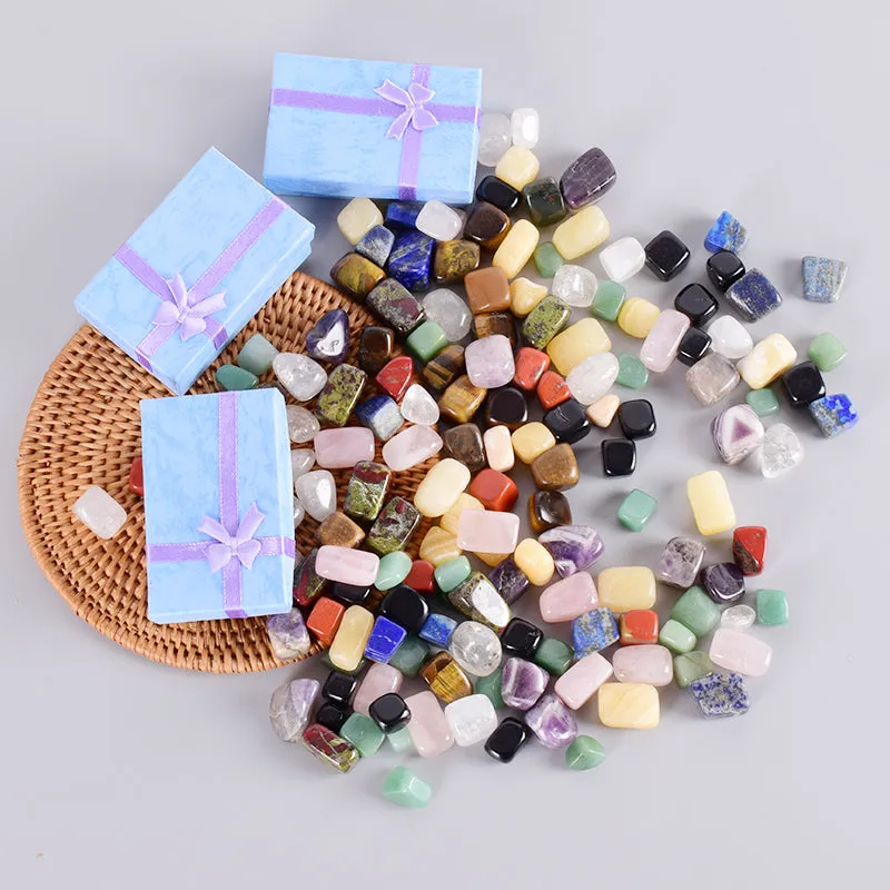 Natural Gemstone Palm Bead Chakra Decor Obsidian Chakra Gems Stone