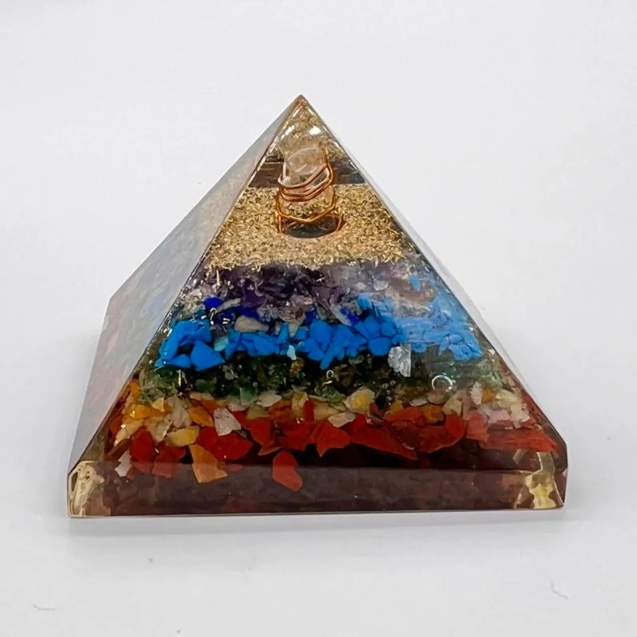 Organite Orgone Chakra Pyramid