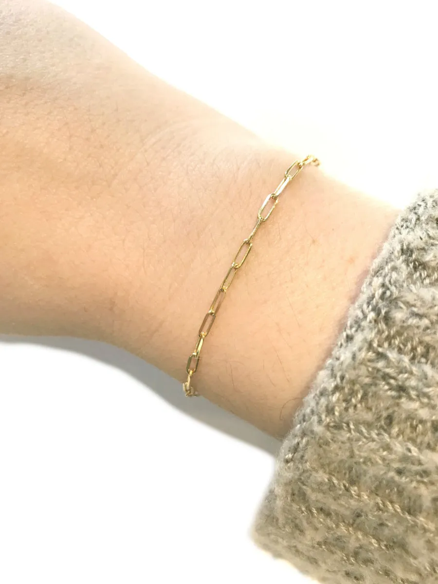 Paperclip Chain Bracelet