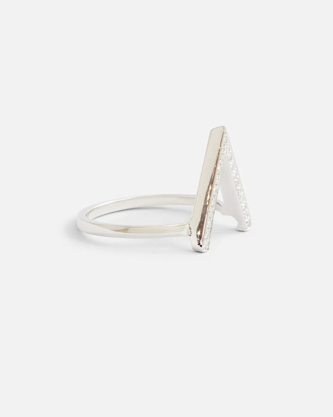 Pave Setting / Peak Stackable Ring