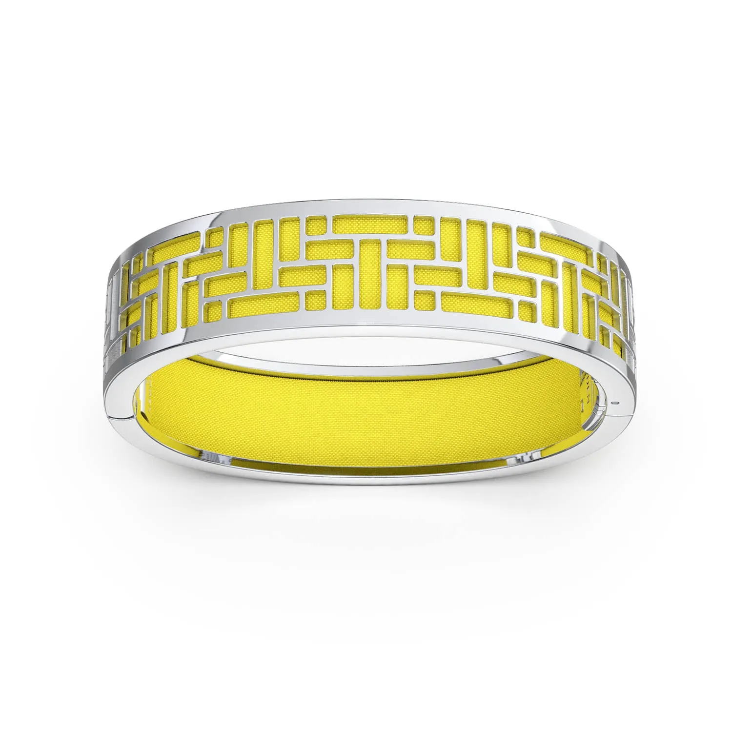 Pavilion Bangle - Starfruit Yellow - Sterling Silver