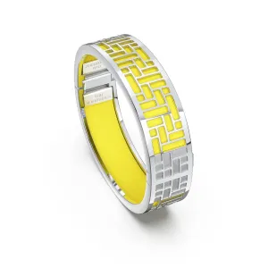 Pavilion Bangle - Starfruit Yellow - Sterling Silver