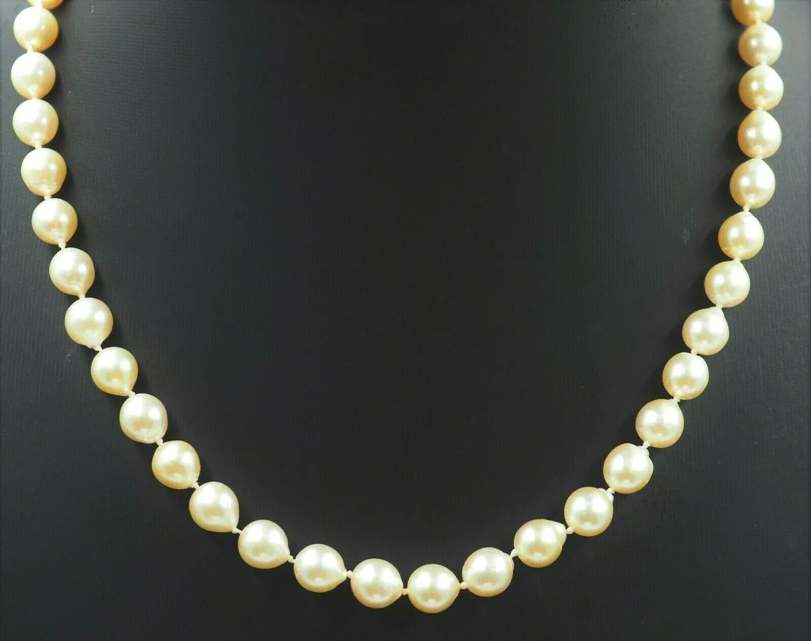 Pearl Strand Necklace & Diamond 14ct Yellow Gold Clasp Fine Jewellery