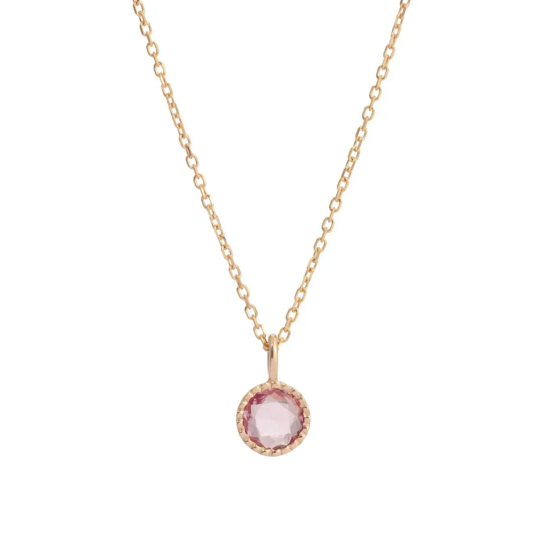 Pink Sapphire Aria Necklace (ready to ship option)*