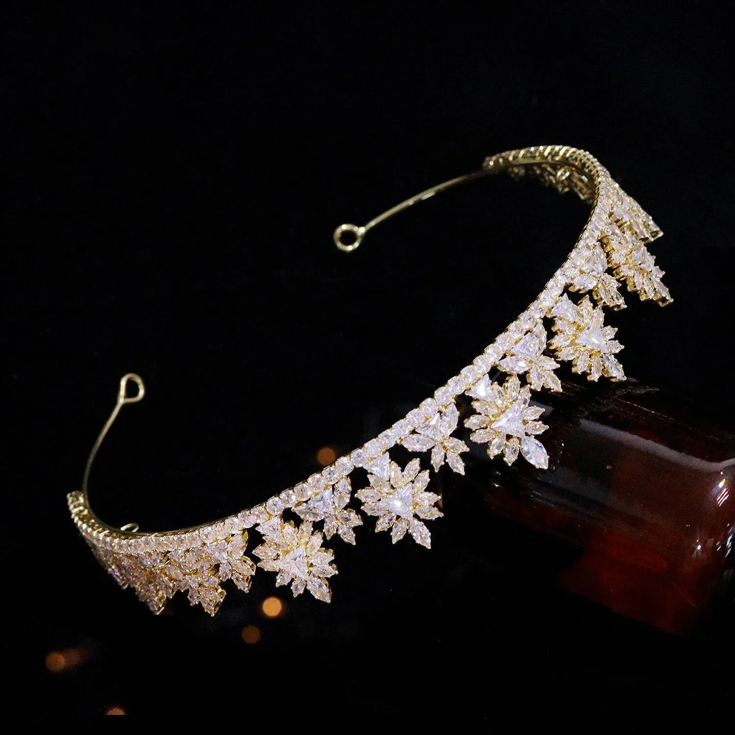 Princess Bridal Wedding Zirconia Tiara Crown