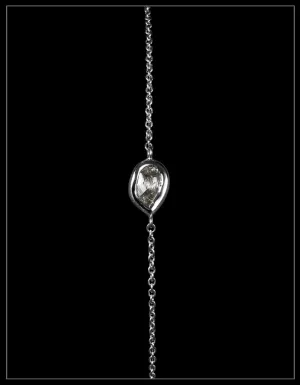 Raindrop Diamond in White Gold Bracelet – 0.31 ct.