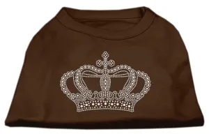 Rhinestone Crown Shirts Brown Lg (14)