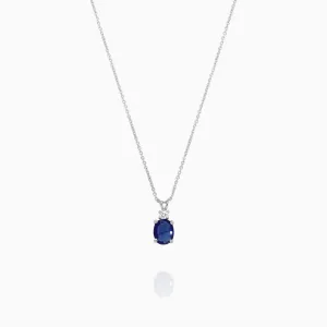 Sapphire and Diamond Pendant