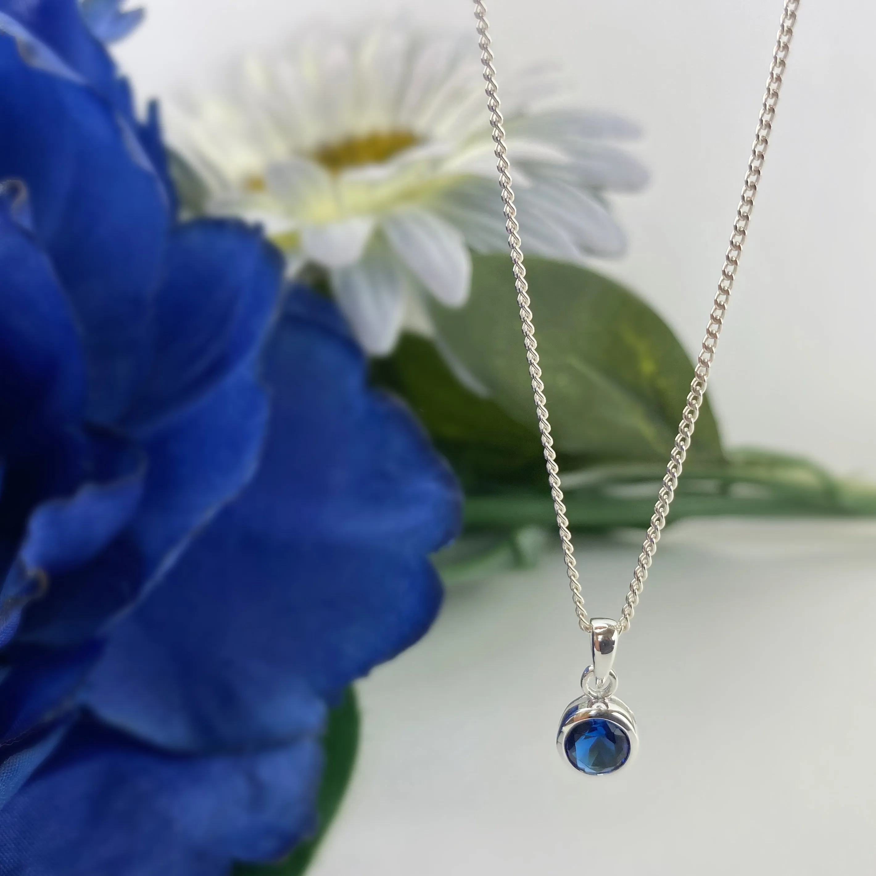 Sapphire Sparkle Pendant - SP2919