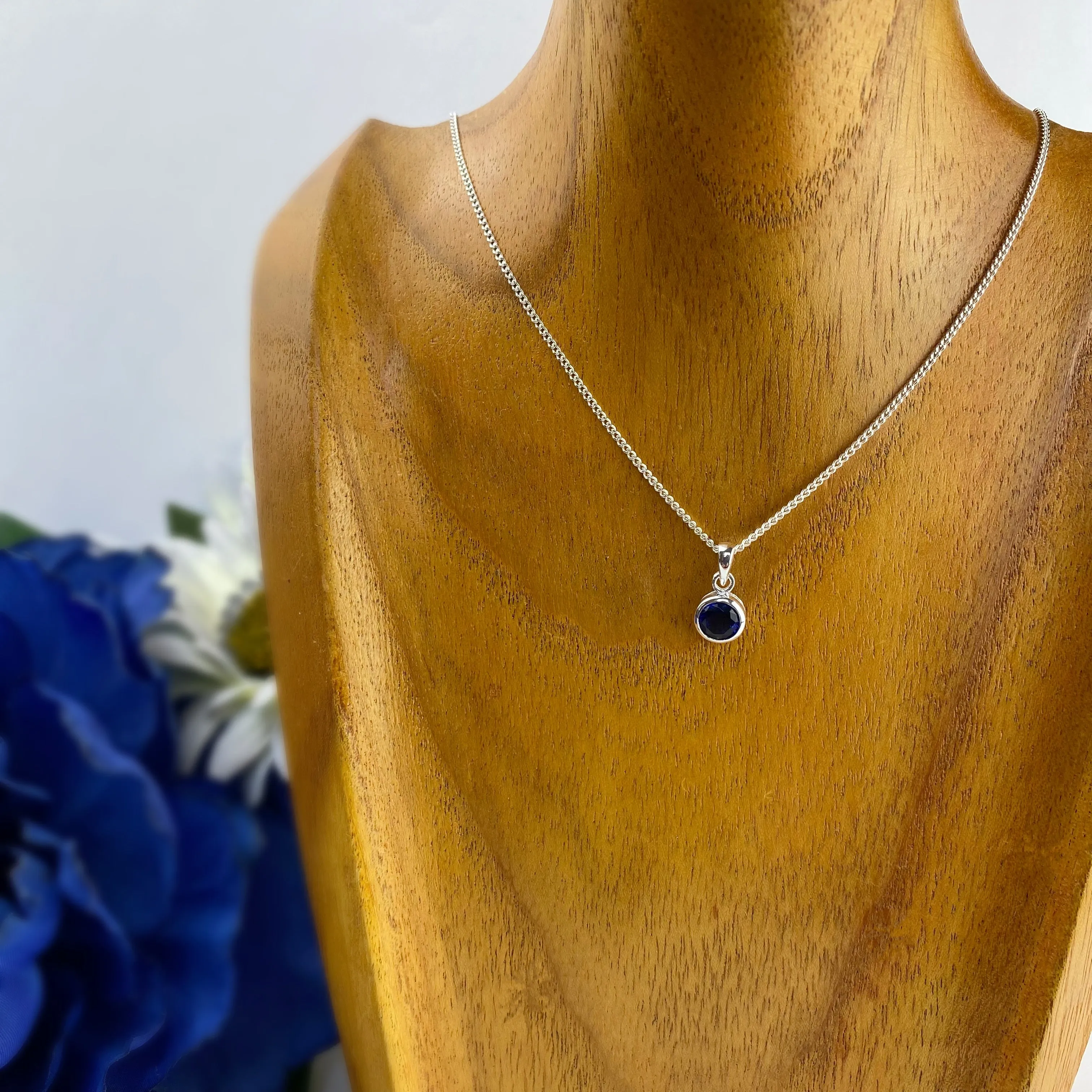 Sapphire Sparkle Pendant - SP2919