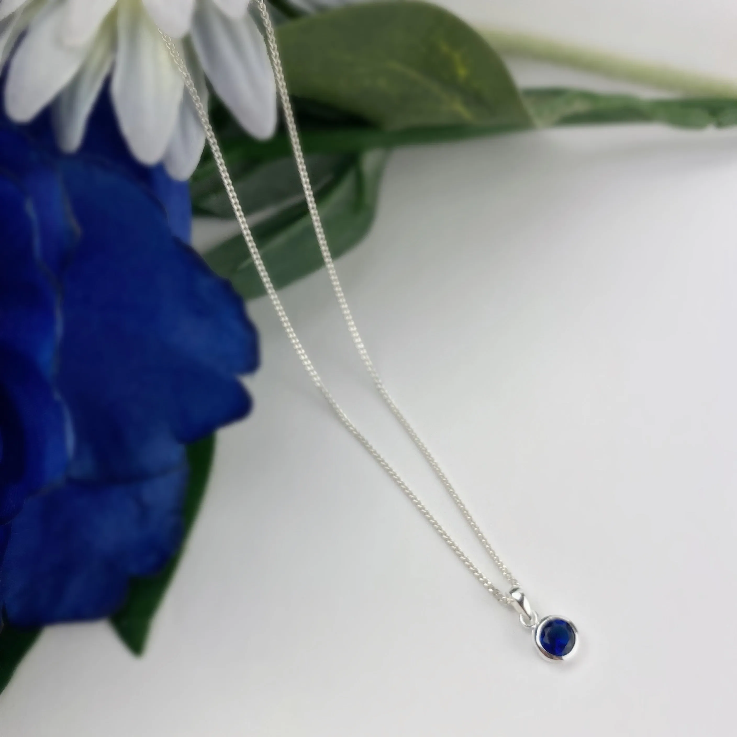 Sapphire Sparkle Pendant - SP2919