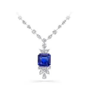 Scheherazade Blue Sapphire Necklace