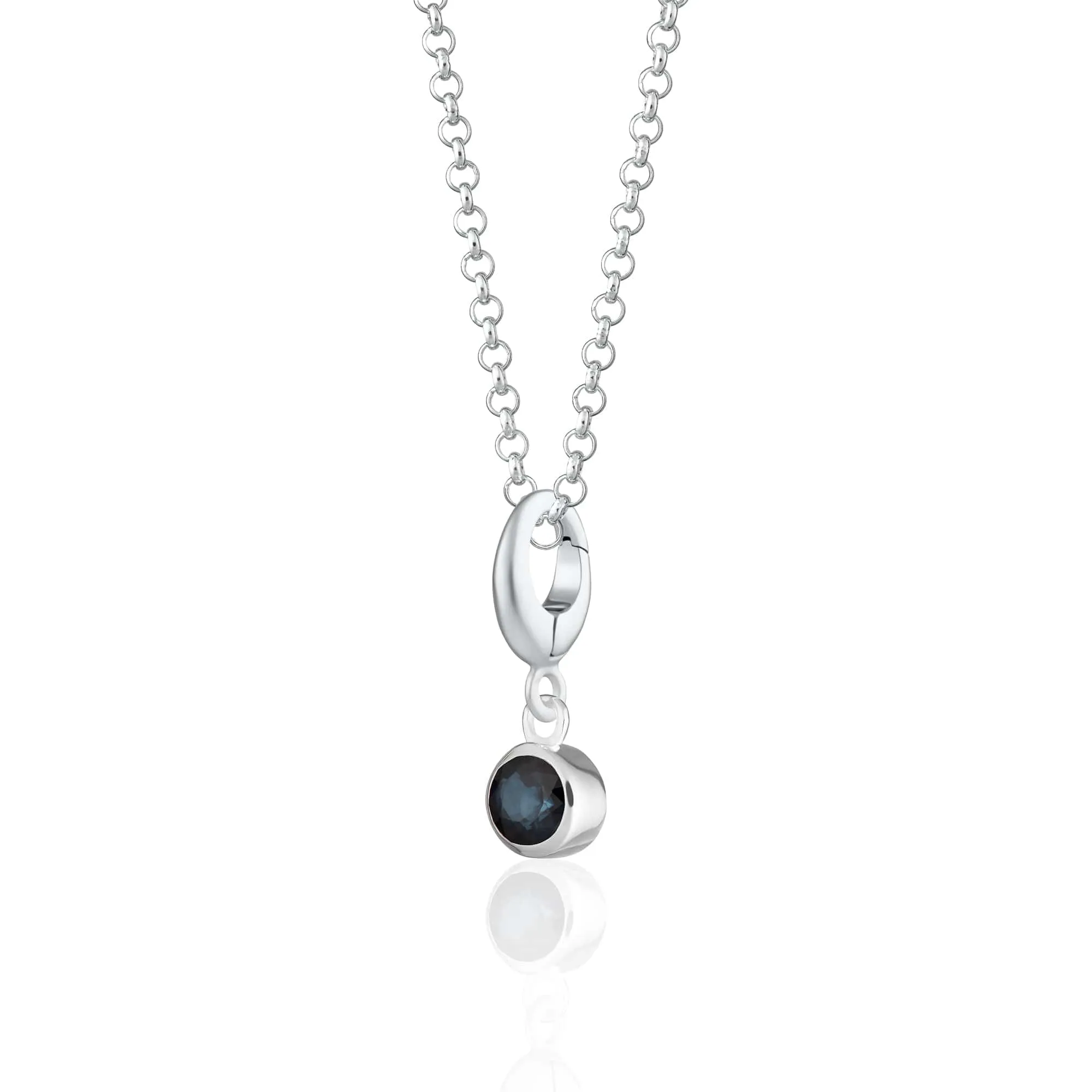 September Birthstone Necklace (Sapphire)