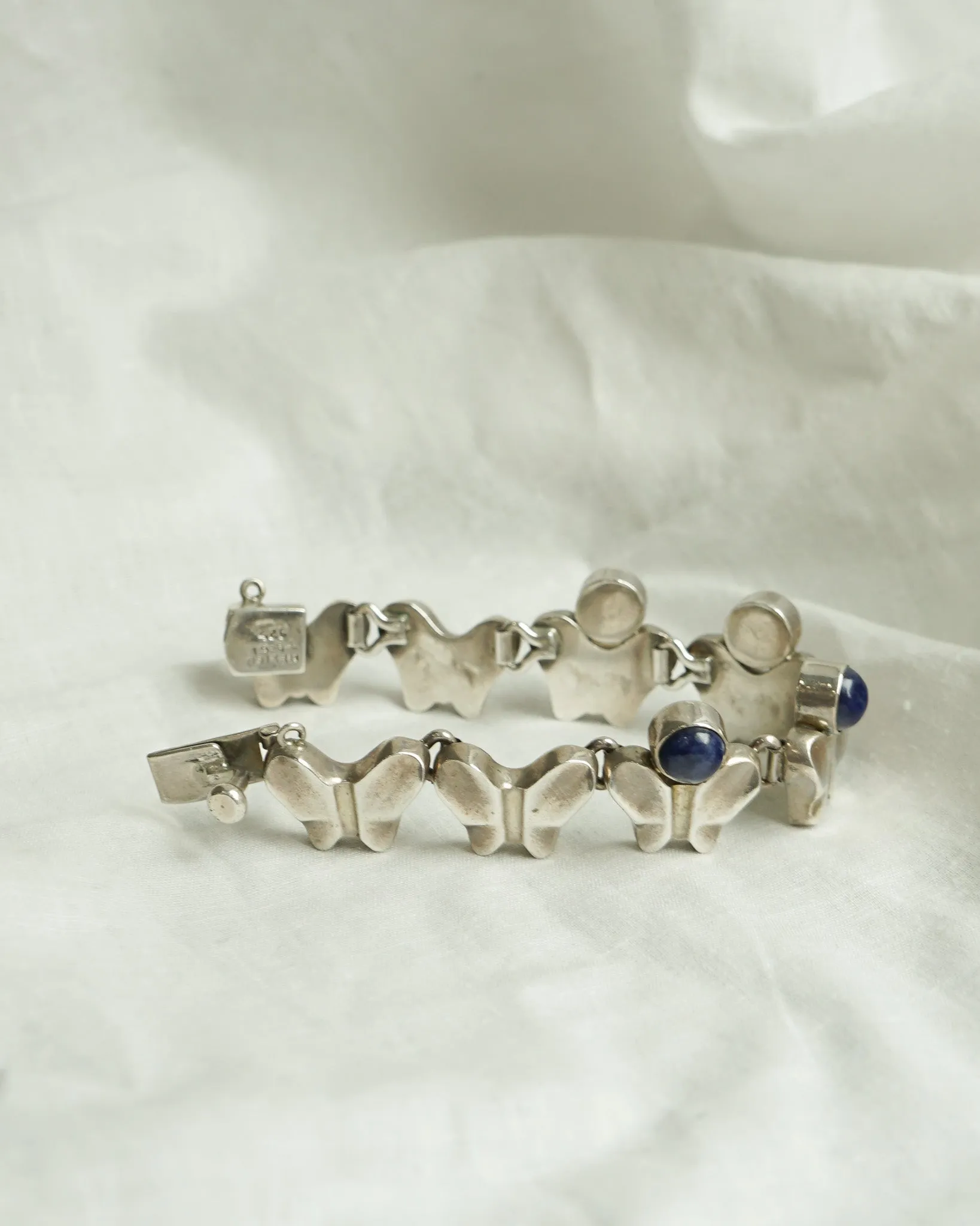 Silver Bracelet w/ Lapis