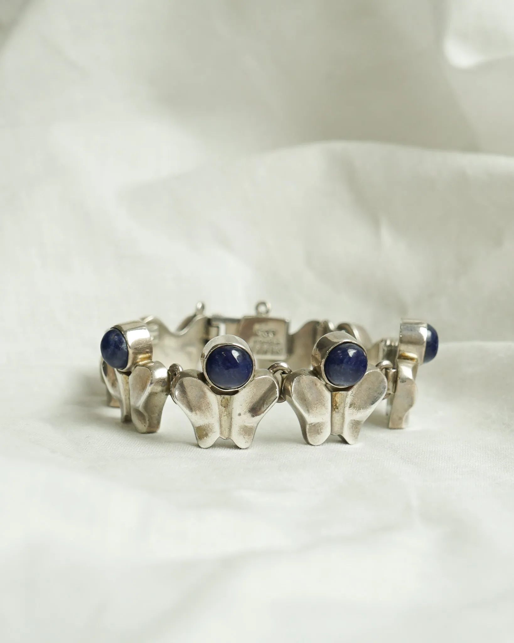 Silver Bracelet w/ Lapis