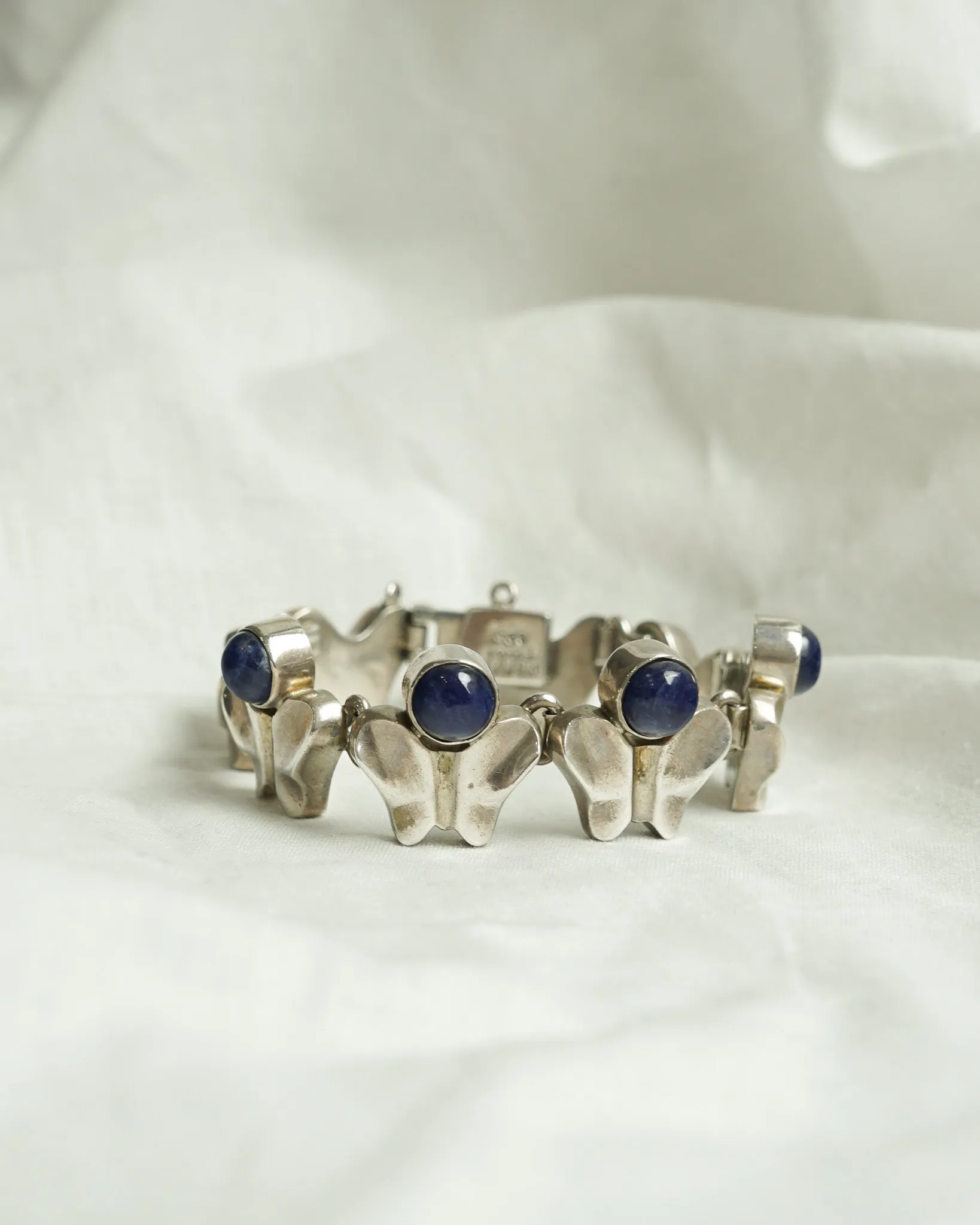 Silver Bracelet w/ Lapis