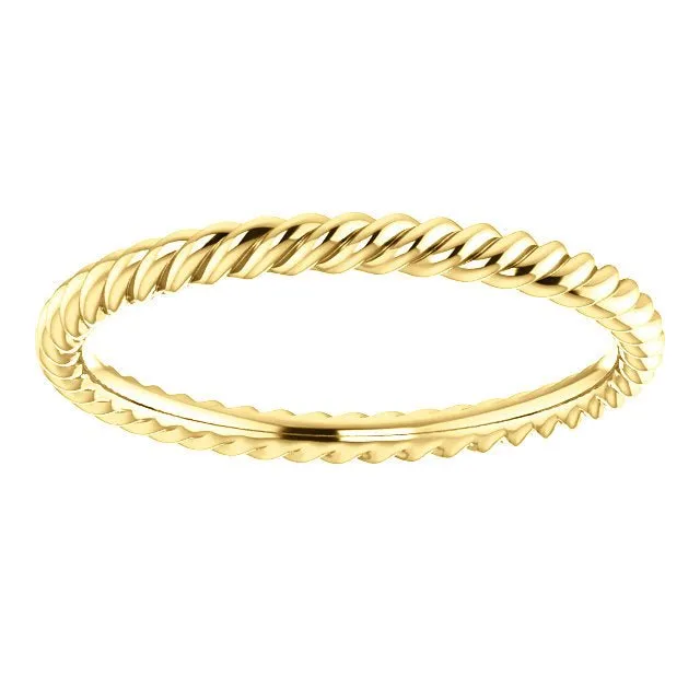 Skinny Rope Ring