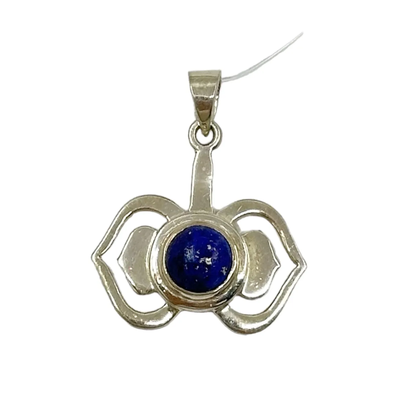 Sterling silver lapis lazuli  Third eye Chakra pendant GM82