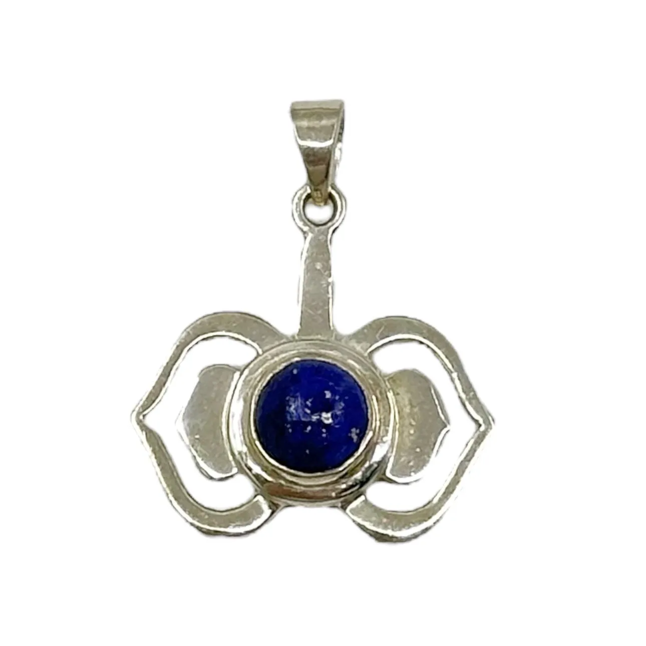 Sterling silver lapis lazuli  Third eye Chakra pendant GM82