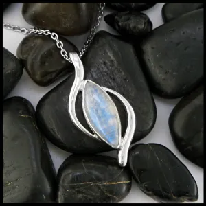 Sterling Silver Pendant with Moonstone