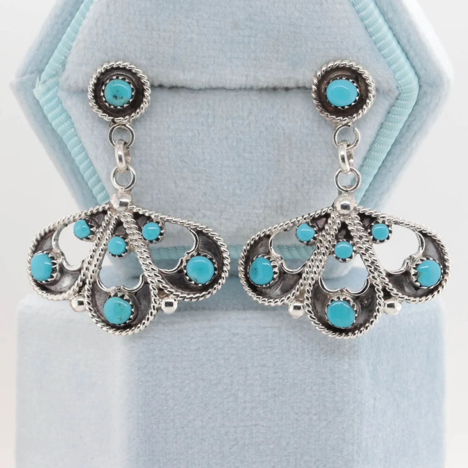 Sterling   Turquoise Earrings