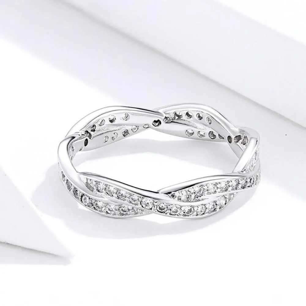 Striking Sterling Silver Stackable Ring