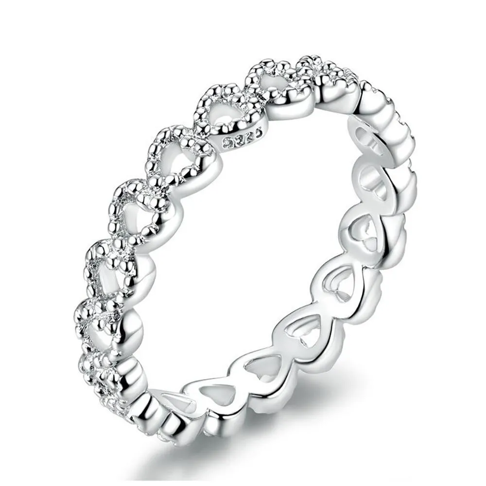 Striking Sterling Silver Stackable Ring