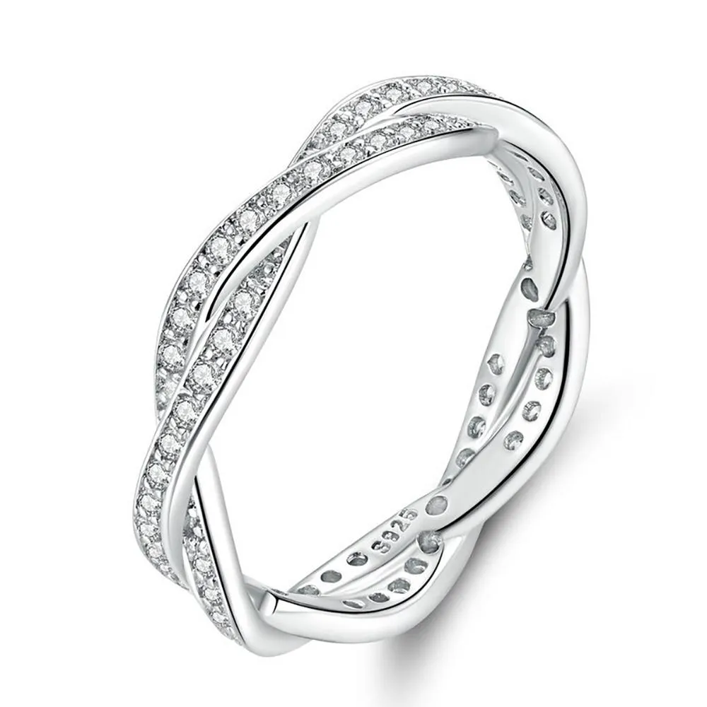 Striking Sterling Silver Stackable Ring