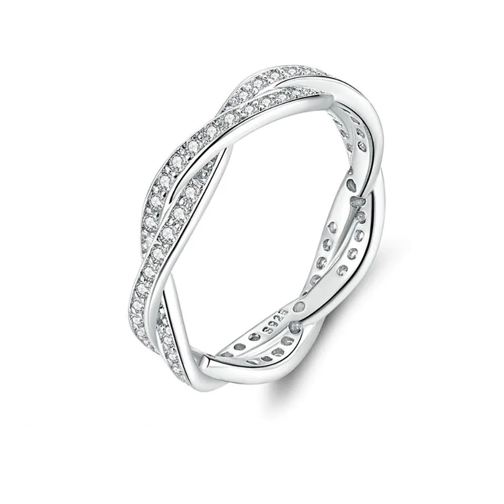 Striking Sterling Silver Stackable Ring