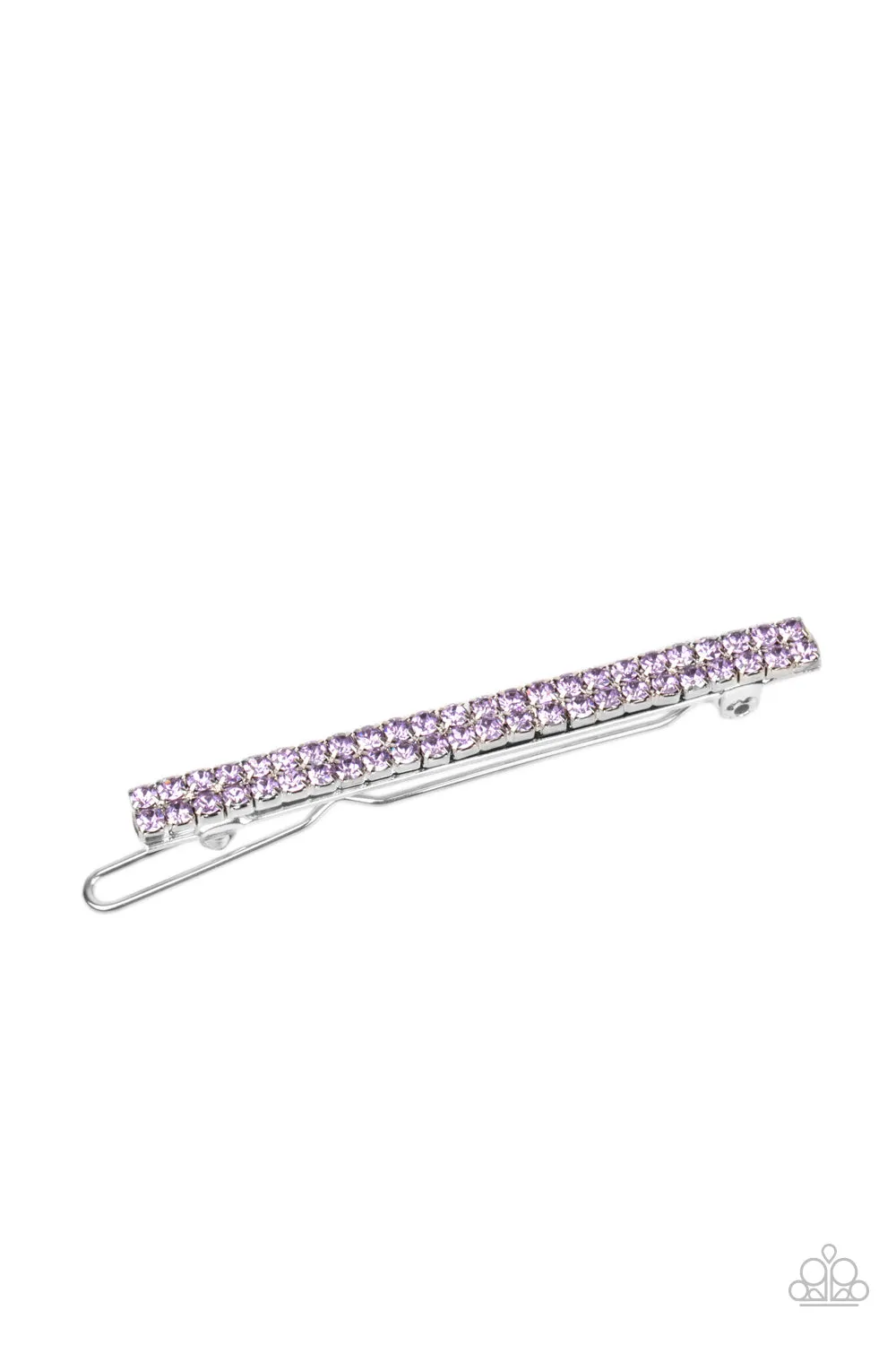 Thats GLOW-biz - Purple Hair Clip - Paparazzi Accessories