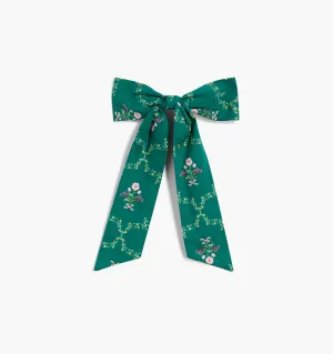 The Belle Bow - Emerald Trellis