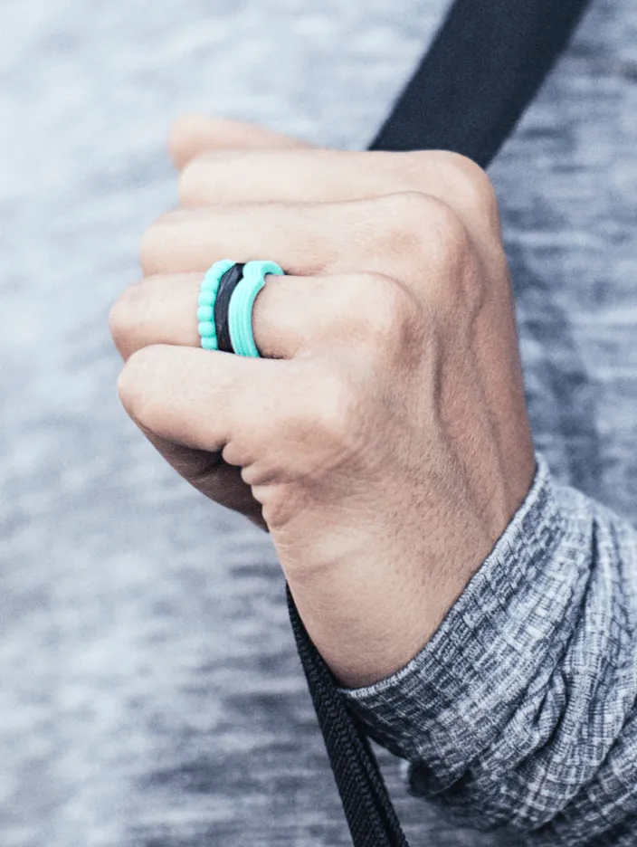 Women's Stackable Peak Silicone Ring